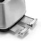 Delonghi Distinta X 4 Slice Toaster in Stainless Steel - CTI4003M image 3