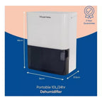 Russell Hobbs 10 Litre Dehumidifier in White & Black - RHDH1001 image 3