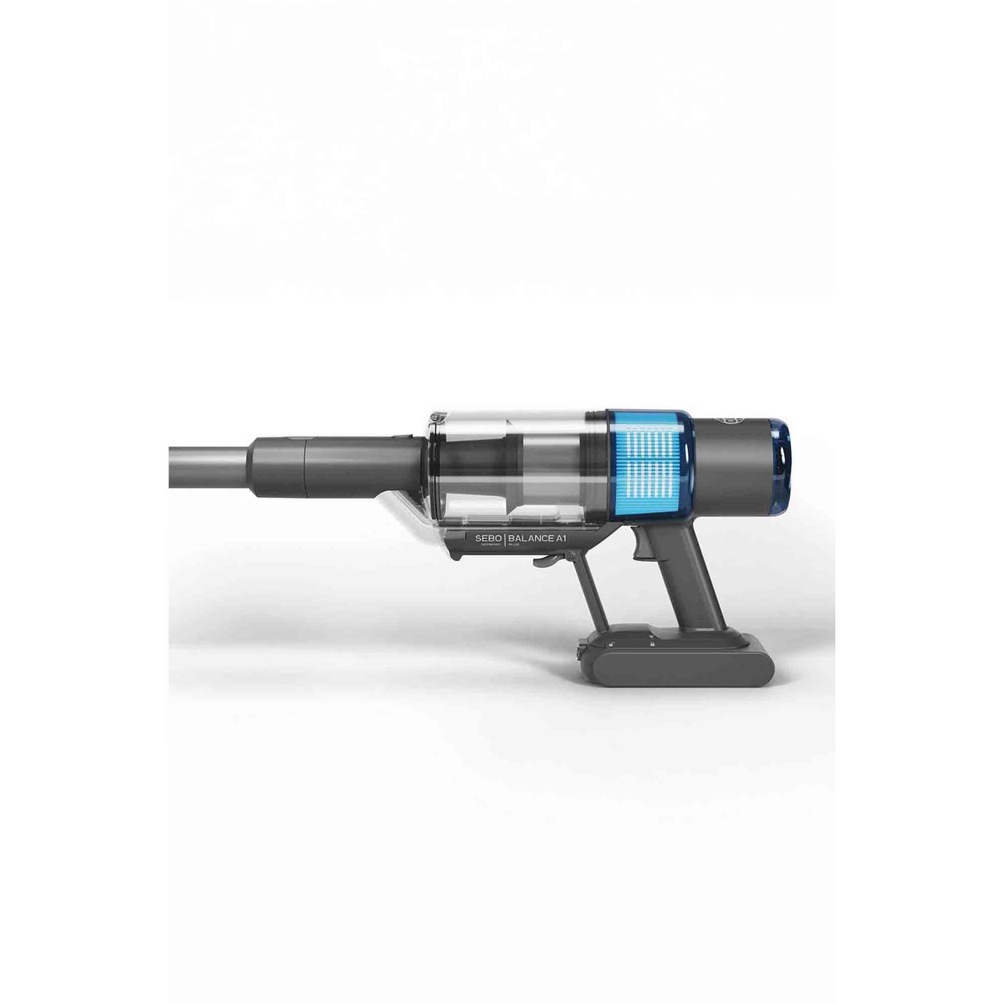 Sebo Balance A1 Cordless Stick Vacuum with up to 48 Minutes Run Time in Basalt Grey/Blue - 95001GB image 6