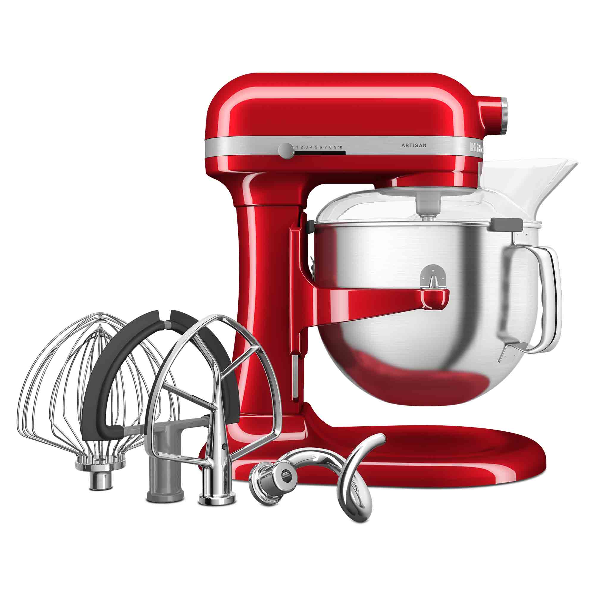 KitchenAid Artisan Mixer Bowl-Lift 6.6L in Candy Apple 5KSM70SHXBCA image 1