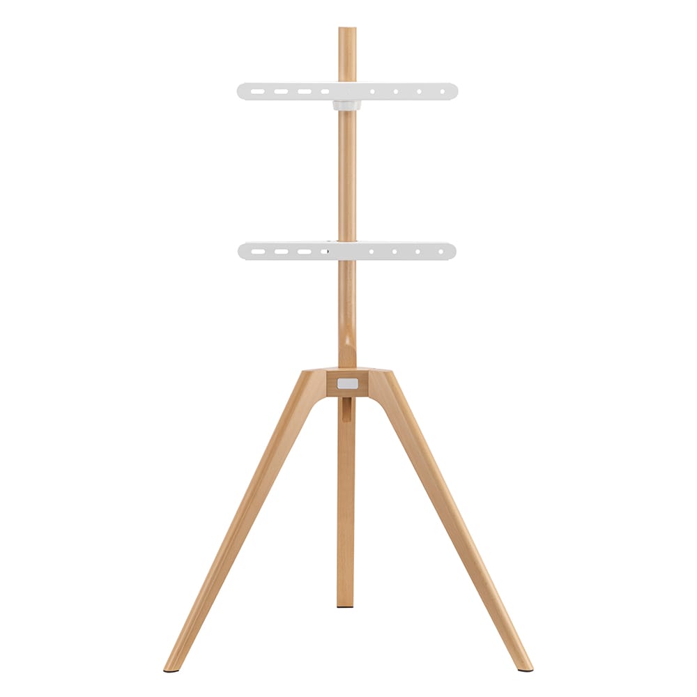 Ttap Tripod Floor TV Stand in Light Wood image 1