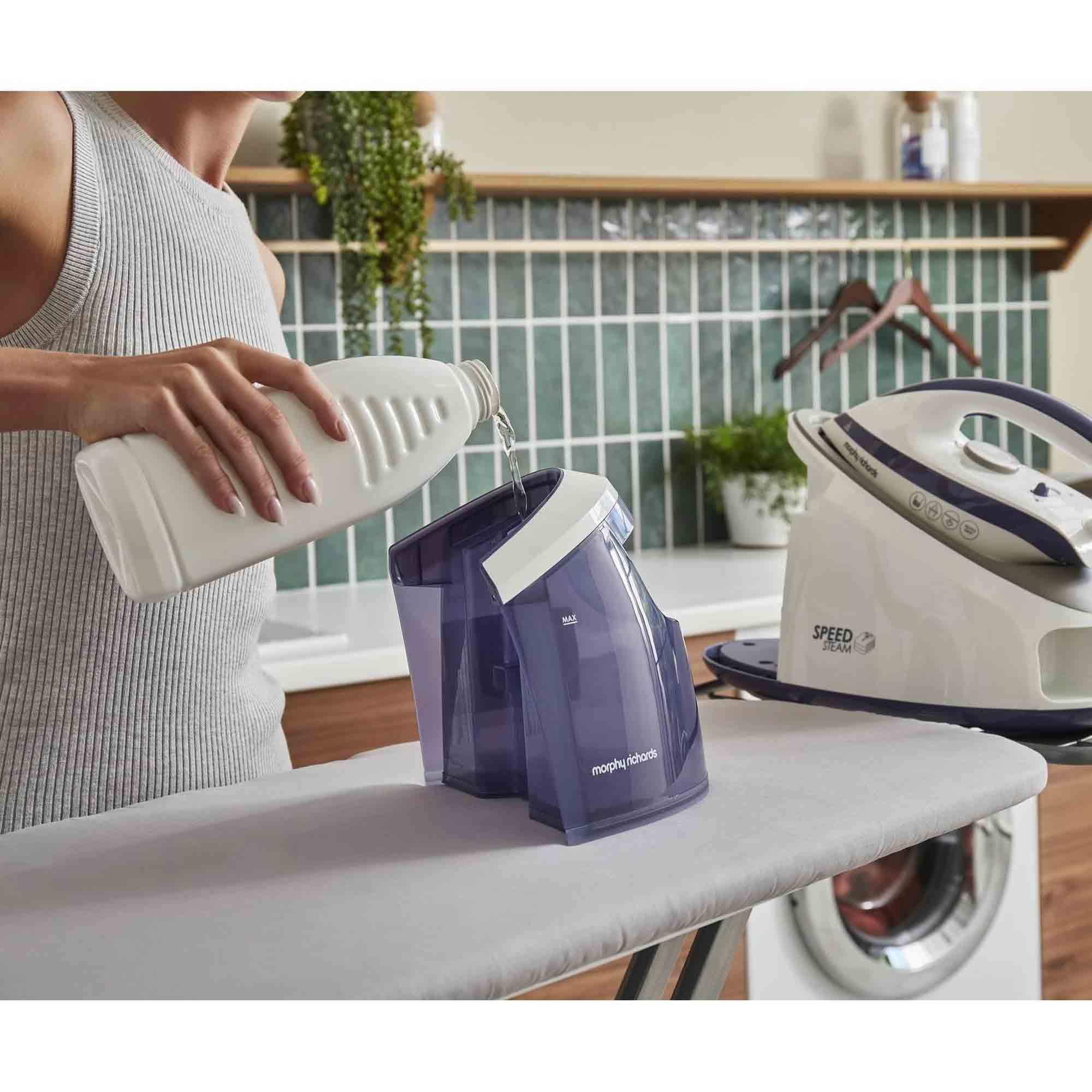 Morphy Richards Speed Steam 3000W Steam Generator Iron in Purple - 333202 image 2