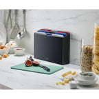 Joseph Joseph Folio 4 Piece Regular Chopping Board Set in Coast Graphite - 60214 image 1