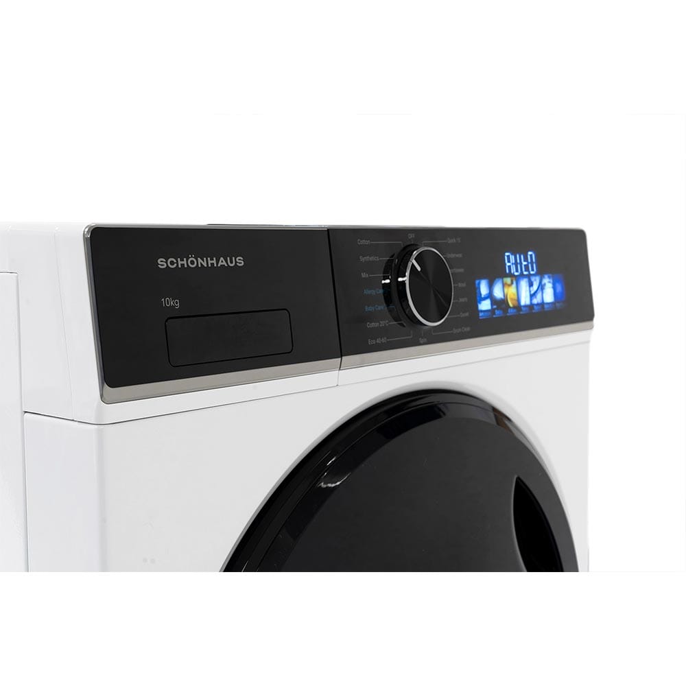 Schonhaus WMSF011014AW 10kg, 1400 Spin, Freestanding Washing Machine with Quick Wash, White image 3
