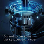 Siemens Fully Automatic Bean to Cup Coffee Machine in Black & Silver - TP515GB1 image 2