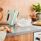 KitchenAid 5KHM9212BPT 9 Speed Hand Mixer in Pistachio image 4