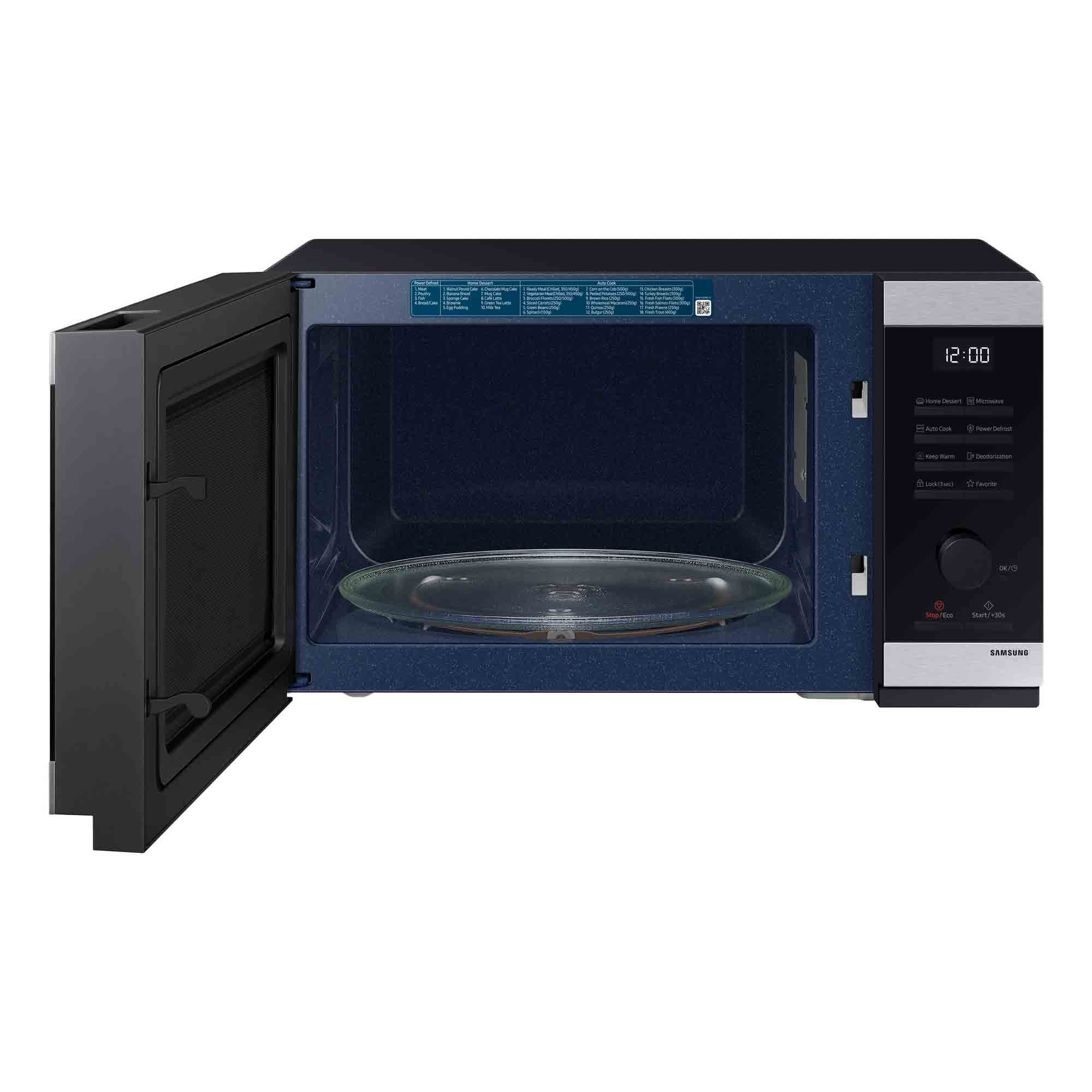 Samsung 32L 1000W Solo Microwave with Triple Distribution System in Black - MS32DG4504ATE3 image 1