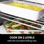 Caso Design MCG25 Ceramic Chef 25 Litre Microwave in Silver with Black Glass - 03351 image 4