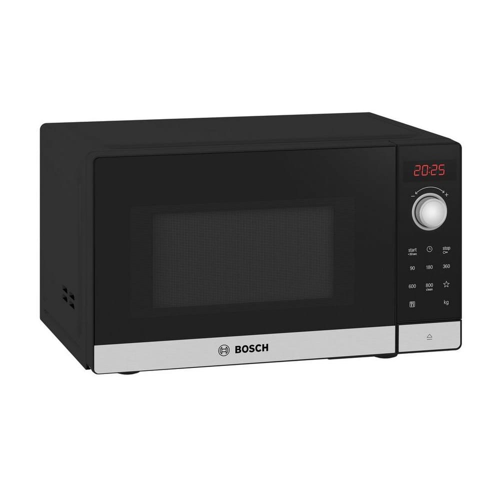 Bosch 800W 20 Litre Single Microwave in Black - FFL023MS2B image 1