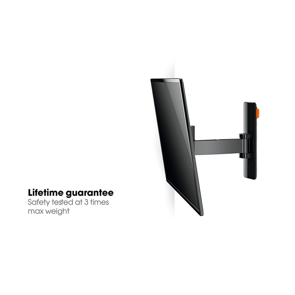 Vogel WALL3125B Single Arm Wall Bracket in Black image 1