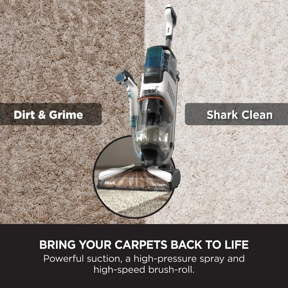 Shark CarpetXpert Deep Carpet Cleaner with Built-in StainStriker - White EX200UK image 8