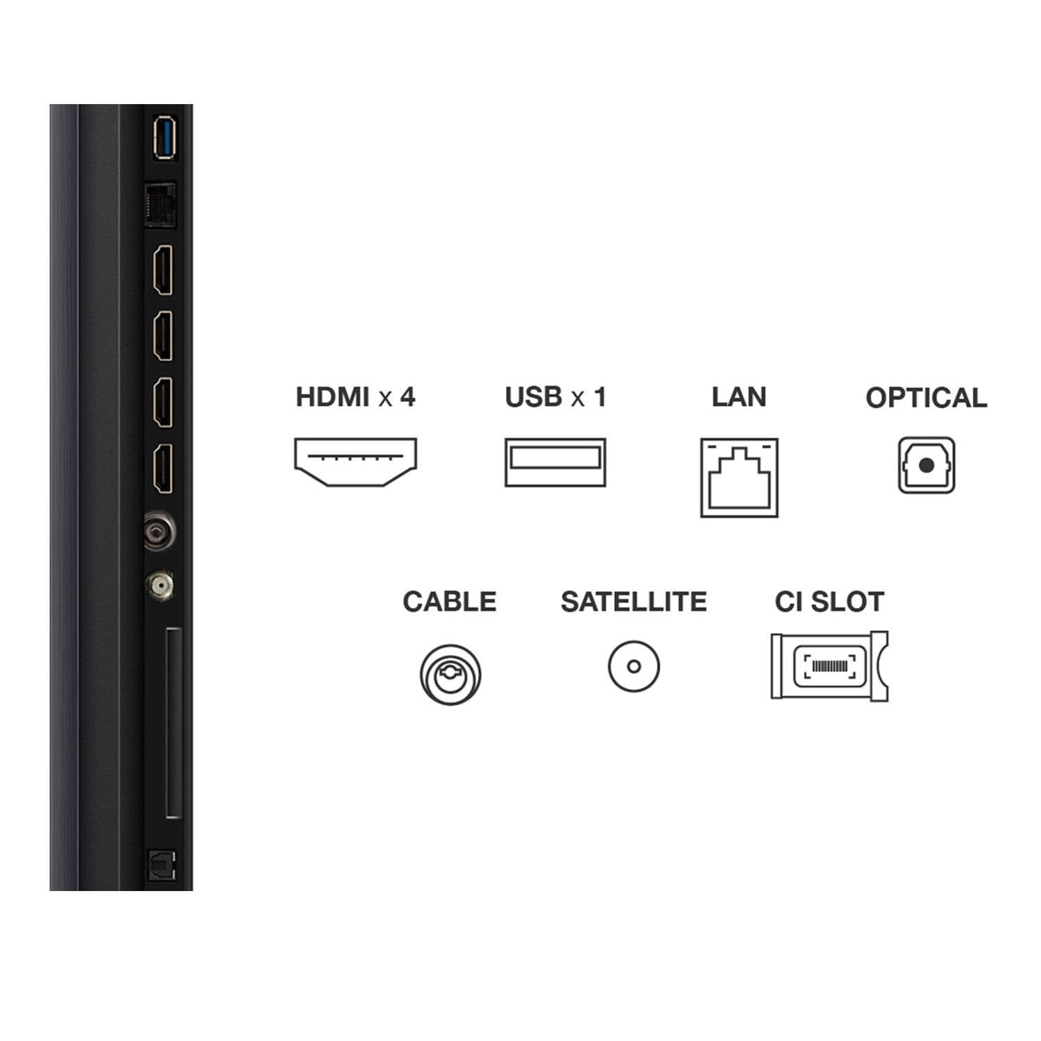 TCL 55Q7C-UK 55 Inch, Ultra HD QD-Mini LED Television, Google TV, Freeview HD image 2