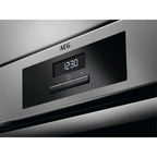 AEG DEX33111EM Built in Electric Double Oven, 89cm High, Main Oven Fan, Top Oven Grill & Convention, Stainless Steel image 5