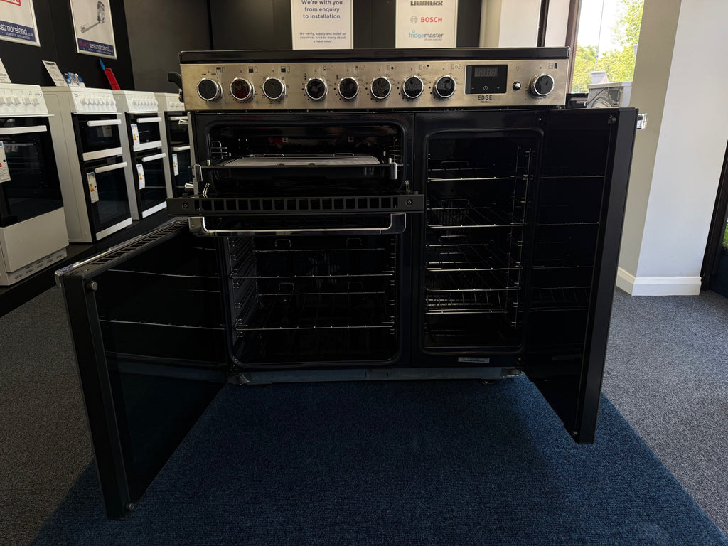 Rangemaster Edge Deluxe 90cm Induction Range Cooker (Ex-Display) - EDDLB90EIGBLK/CM1