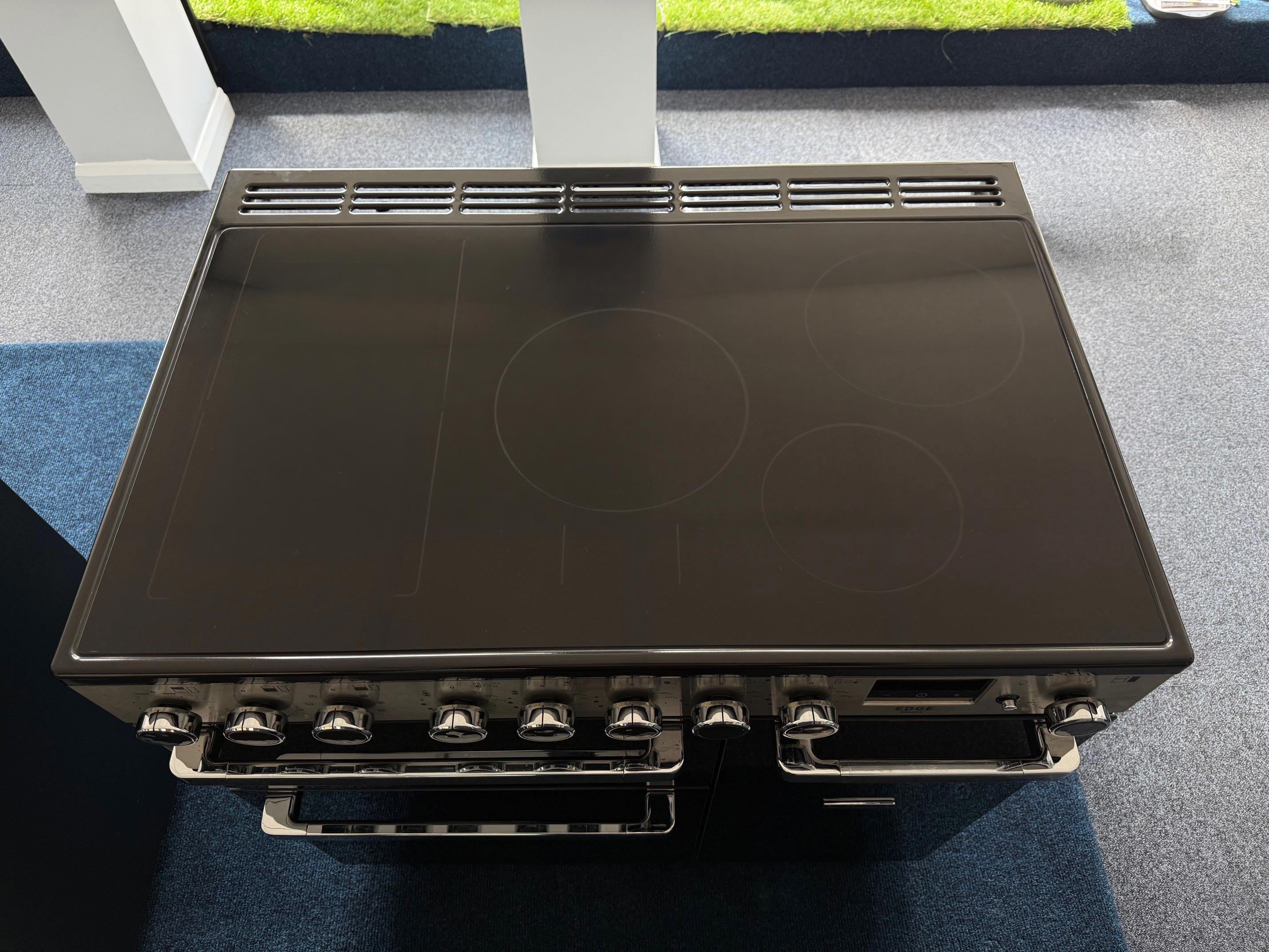 Rangemaster Edge Deluxe 90cm Induction Range Cooker (Ex-Display) - EDDLB90EIGBLK/CM1