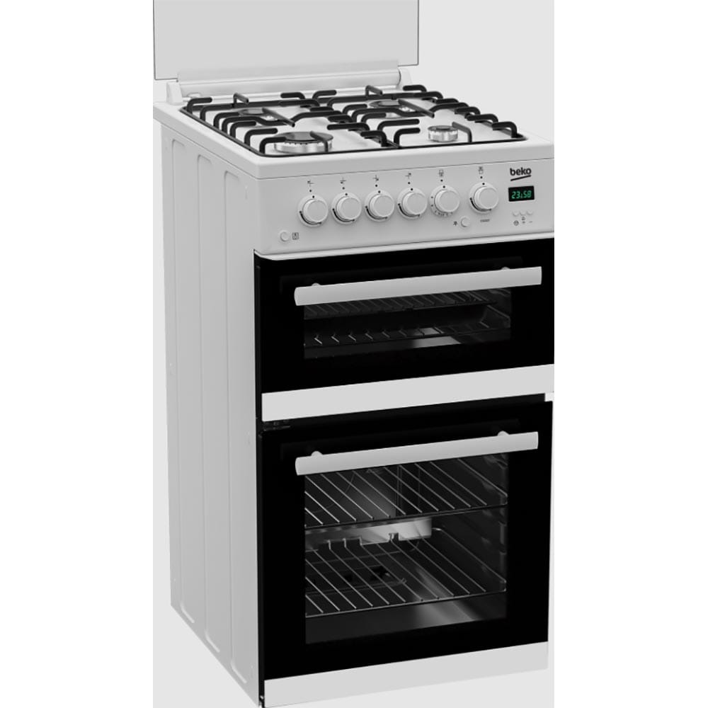 Beko EDG507W Freestanding Gas Cooker
