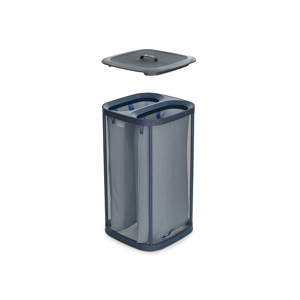 Joseph Joseph Tota 60 Litre Laundry Separation basket in Carbon Black - 50002 image 1