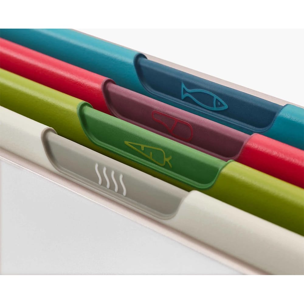 Joseph Joseph Folio Icon 4 Piece Regular Chopping Board Set in White - 60228 image 5