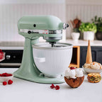 KitchenAid 4.8 Litre Artisan Stand Mixer in Pistachio - 5KSM125BPT image 5