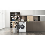 Hotpoint NDBE9635WUK 9kg Wash, 6kg Dry, 1400 Spin, Freestanding Washer Dryer, White image 4