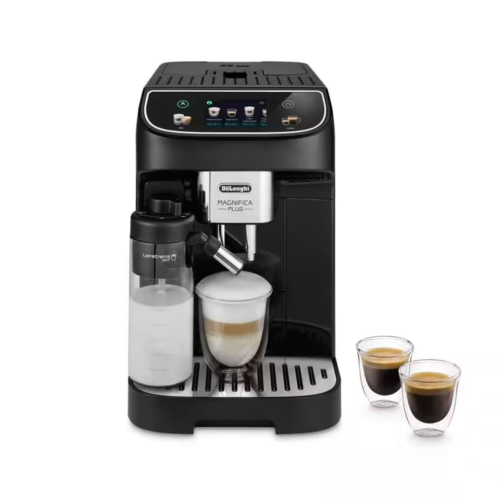 Delonghi Magnifica Plus Bean to Cup Coffee Machine in Black - ECAM32060B image 0