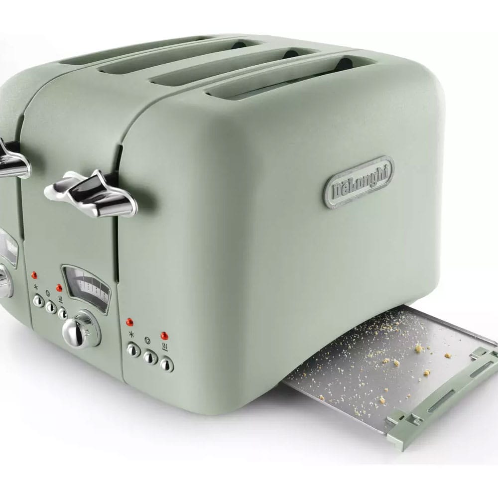 Delonghi Argento Flora 4 Slice Toaster in Green CT04GR image 3