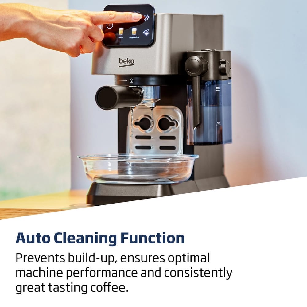 Beko CaffeExperto Manual Espresso Machine with Steam Wand in Silver - CEP5304X image 8