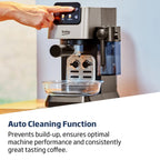 Beko CaffeExperto Manual Espresso Machine with Steam Wand in Silver - CEP5304X image 8
