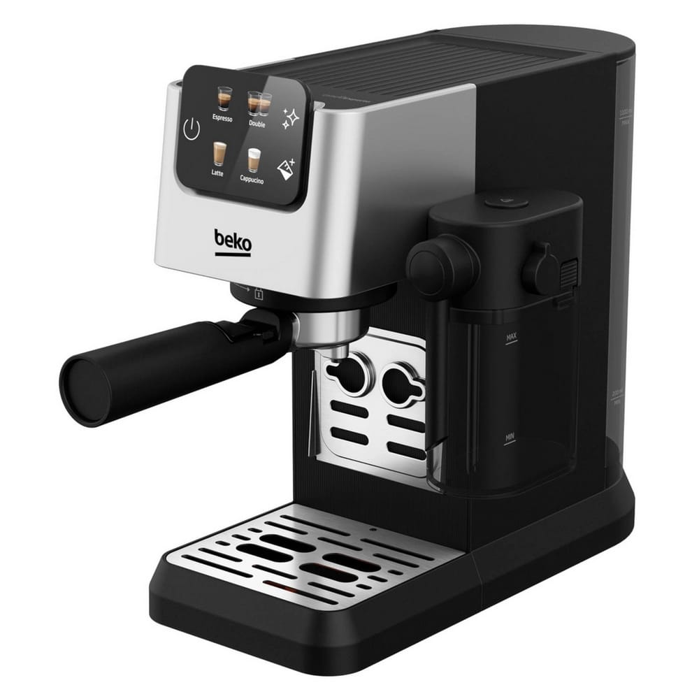 Beko CaffeExperto Manual Espresso Machine with Steam Wand in Silver - CEP5304X image 4