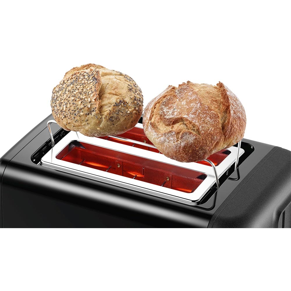 Bosch DesignLine 2 Slot Toaster in Black - TAT3P423GB image 3
