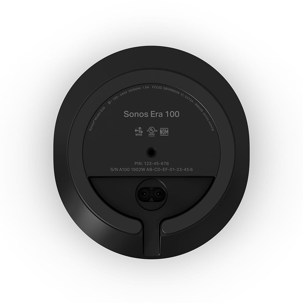 Sonos Era 100 Smart Wireless Speaker in Black image 2