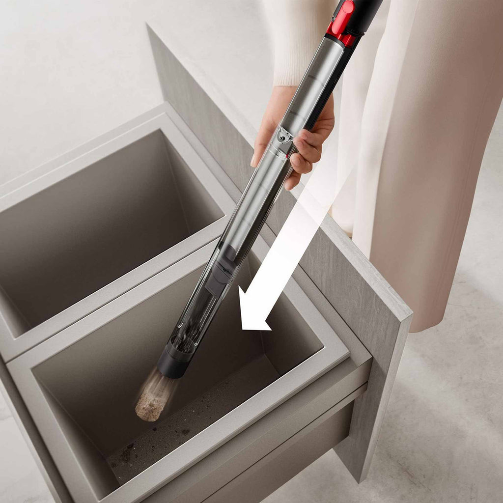Easy to empty ejector bin on the PencilVac.