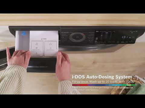 Bosch WGH254ARGB 10kg, 1400 Spin, Freestanding iDos Washing Machine with Quick Wash, Graphite