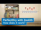 Bosch SMS6ZCW10G 14 Place Setting Freestanding Dishwasher with PerfectDry, 60cm Wide, White
