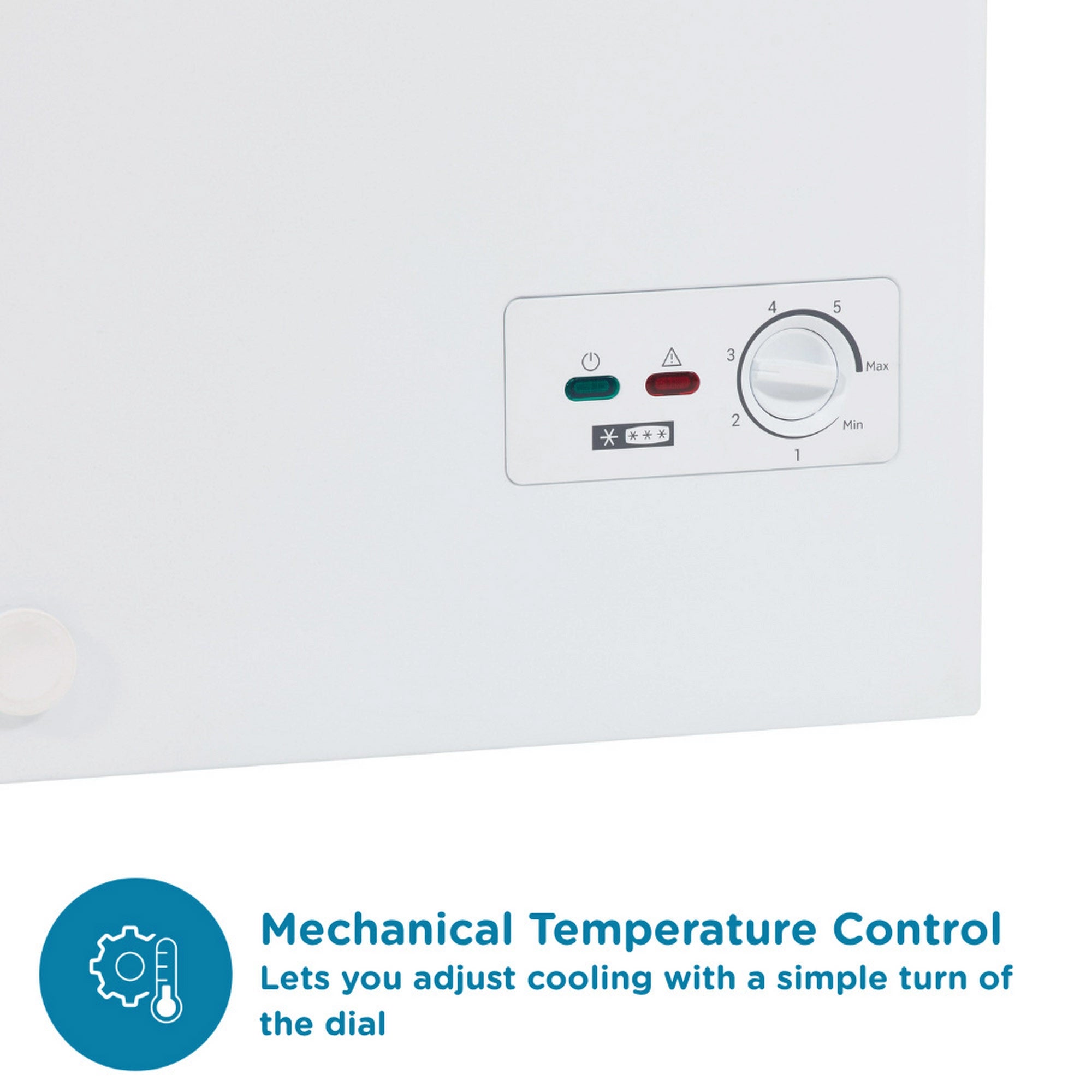 Sensis RFCHT01F137EW 69.5cm Wide Chest Freezer, Outbuilding-safe, White