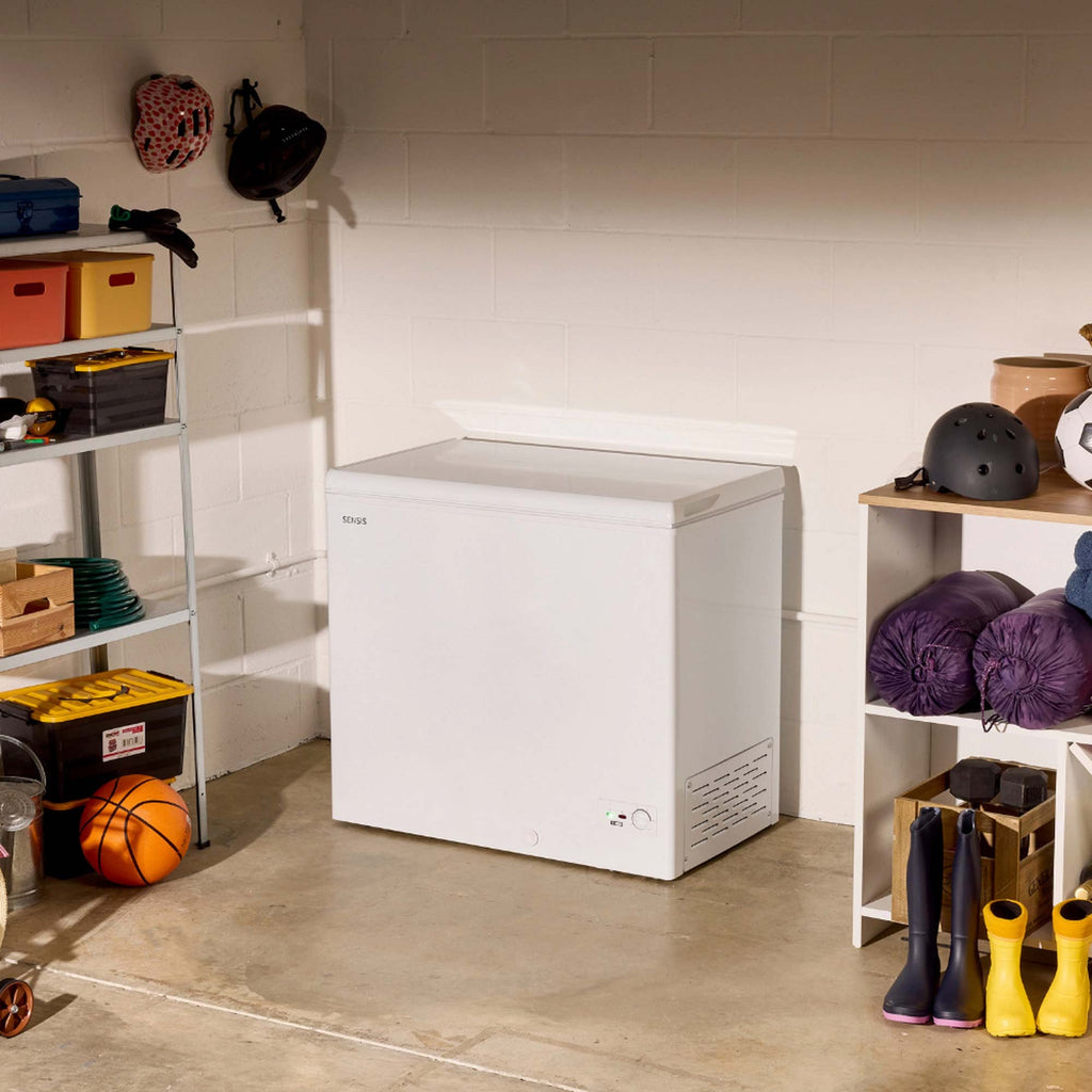 Sensis RFCHT01F196EW 91.5cm Wide Chest Freezer, Outbuilding-safe, White